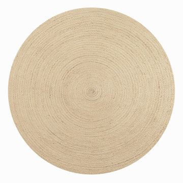 Zara Braided Coastal Cottage Round Jute Round Rug
